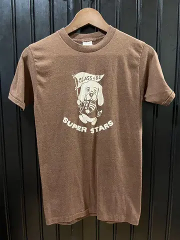 80's 빈티지 BANTAMS 프린트 T made in USA