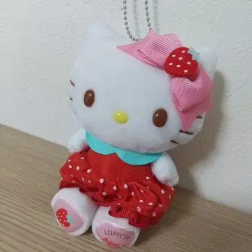 새상품급 헬로키티 루피시아 마스코트 키링 봉제 인형