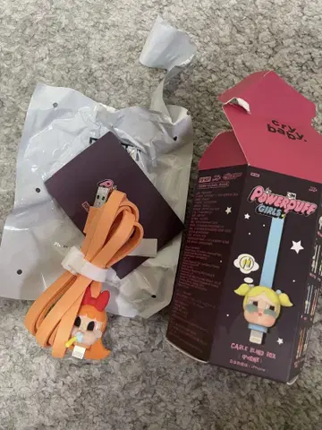 파워 퍼프 걸스 Cry baby 케이블 iPhone