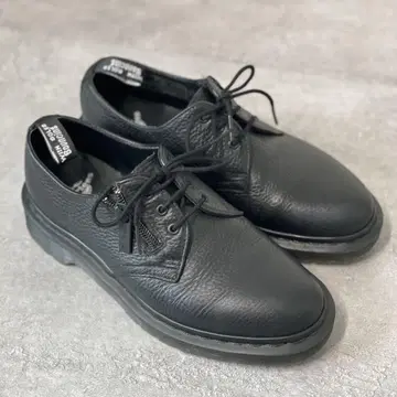 레어 Dr.Martens 1461 사이드 지퍼 UK4 3홀 블랙