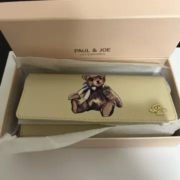 PAUL&JOE (폴앤조) 액세서리 장지갑 곰 베이지