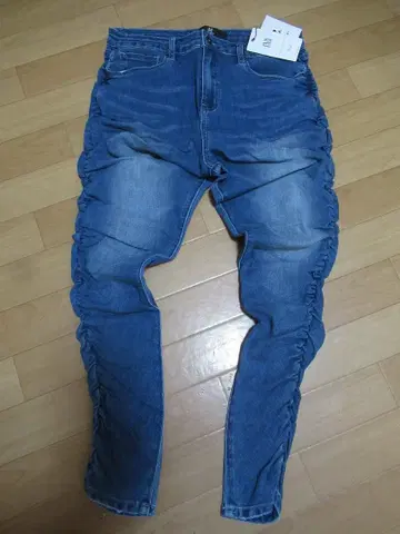 M387 캄비오 새상품 USED 가공 스트레치 셔링 데님 팬츠 L