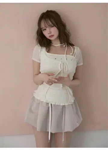 앤드메리 클레어 아이보리 색상 세트 톱