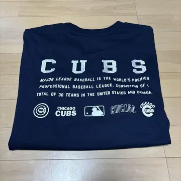 새상품 MLB 시카고 컵스 티셔츠 네이비 L 사이즈