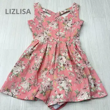 LIZLISA 리즈리사 슬리브리스 올인원 숏팬츠 원피스