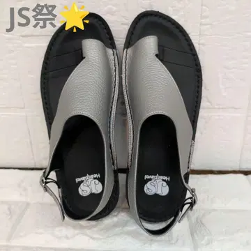JS 하트 라벨 쿠션 밑창 플립플랍 샌들 M 사이즈