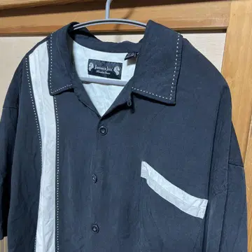 구제 의류 vintage jamaica jaxx 볼링 셔츠 xxl 블랙