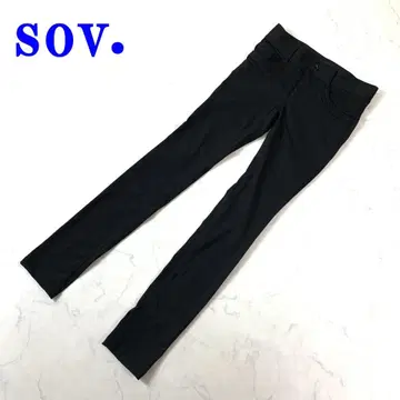 sov. 소브 스키니 팬츠 블랙 나일론 폴리우레탄 36 C3685