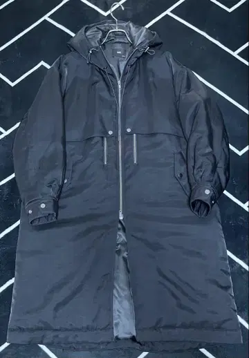 HARE 블랙 모즈 코트 S 사이즈 새틴 나카와타