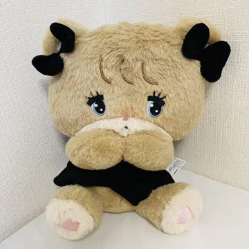mikko characters BLACK RIBBON 봉제 인형 라떼