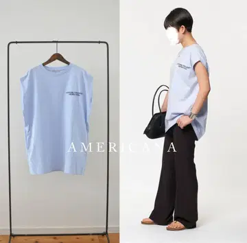 AP STUDIO 구매 AMERICANA 자수 티셔츠