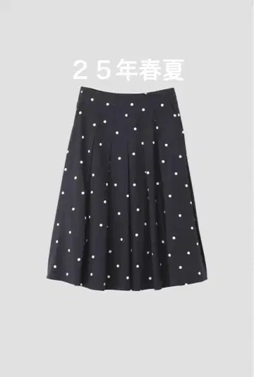 25년 봄/여름 SHEER COTTON POPLIN 스커트