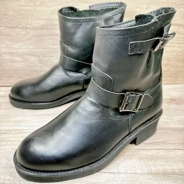HAWKINS 호킨스 엔지니어 부츠 가죽 블랙 검정 25.0cm