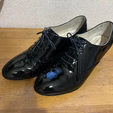 마가렛 호웰 블랙 레이스업 슈즈 24cm