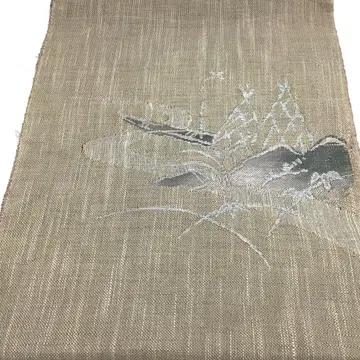 a481 순수 실크 여름 오비 나고야 오비 단이 미재단 은실 기모노