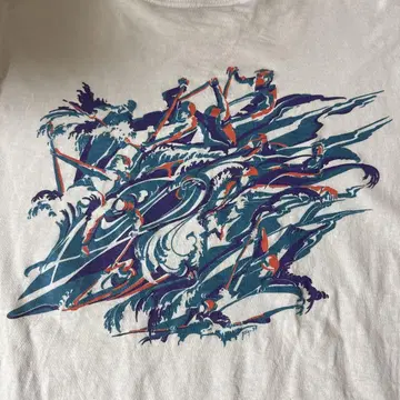 90s Patagonia 카약 티셔츠 USA제 초레어
