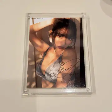모모이로 클로버 Z 모모쿠로 타카시 레니 친필 사인 사진