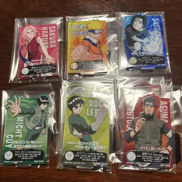 제일복권 NARUTO 나루토 중닌 시험편 I상 아크릴 스탠드 6종 세트