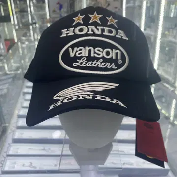 (9) HONDA vanson Leathers 메쉬 캡 블랙