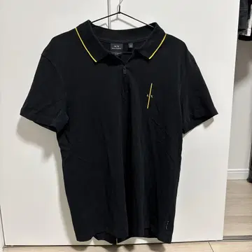 Armani Exchange 블랙 피케 셔츠 M