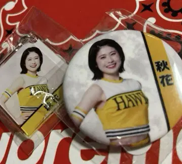 가을 꽃 캔뱃지 아크릴 키링 와카타카 가챠 2개 허니즈 honeys