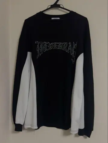 XU bi-color long sleeve tee 롱 T