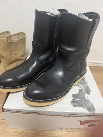 페코스 부츠 새상품급 레드 윙 8169 9E 27.0cm 블랙 박스 포함