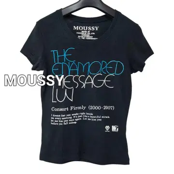 MOUSSY 마우지 티셔츠 티셔츠 레어 빈티지 Y2K 피치 티