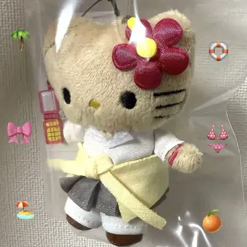 로리즈팜 me% 일광화상 키티 봉제 인형 키링 일광화상 갸루