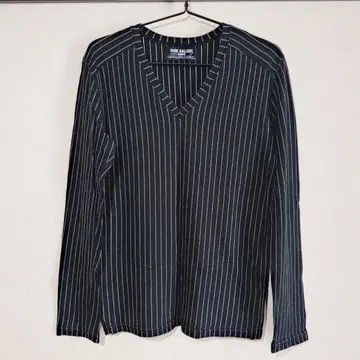 RUDE GALLERY 루드 갤러리 스트라이프 V넥 티셔츠 3