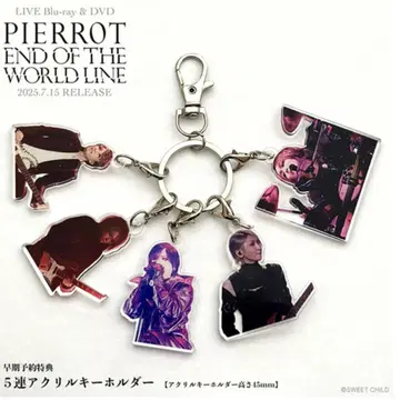 미사용 PIERROT END OF THE WORLD 아크릴 키링
