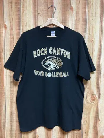 ROCK CANYON 배구 티셔츠 L 블랙