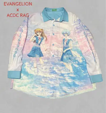 인기 상품! EVANGELION x ACDC RAG 콜라보 셔츠