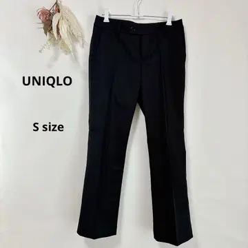유니클로 UNIQLO 이지 앵클 팬츠 S 블랙 슬랙스