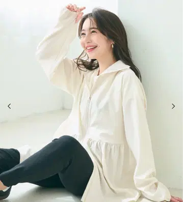 새상품 coca UV차단 개더 후드티