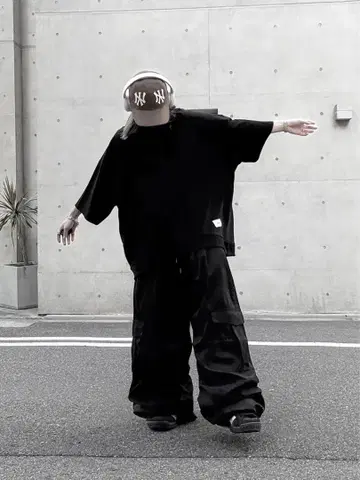새상품 YACA - Half Sleeve Tag Sweat 화이트