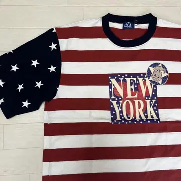 디즈니 씨 티셔츠 마린 보더 도널드 덕 New York