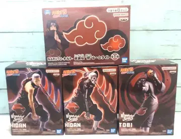 NARUTO 피규어 토비 히단 아카츠키 룸 라이트 4개 세트