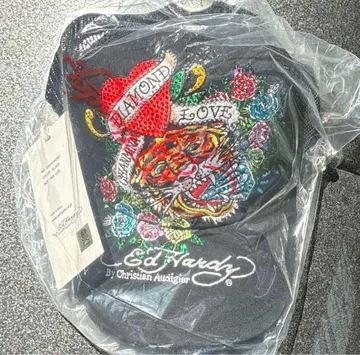 챤미나 사양 자수 캡 EdHardy 콜라보 한정판 limited
