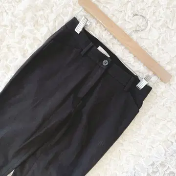 비쓰리 스트레치 팬츠 블랙 크롭 기장 심플 베이직 예쁜