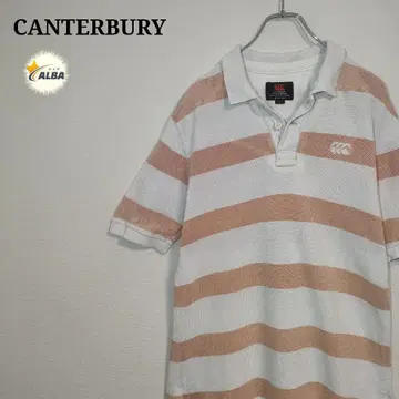 CANTERBURY 캔터베리 피케 셔츠 보더 90년대 빈티지 L