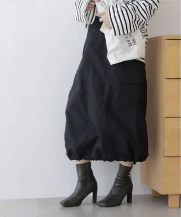 [확인 이미지] 프레임 레이 카즌 MA-1 카고 롱 스커트 맥시 길이