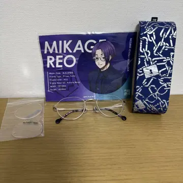 미카게 레오 메가네이치바 블루 록 콜라보 안경