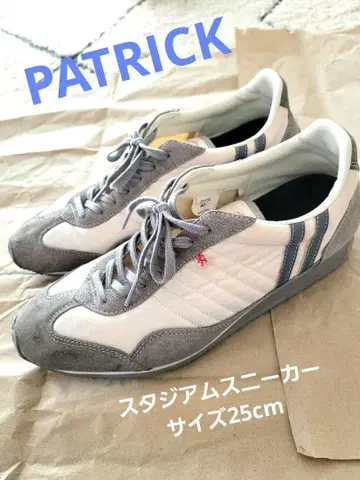 패트릭 스타디움 스니커즈 그레이 화이트 25cm