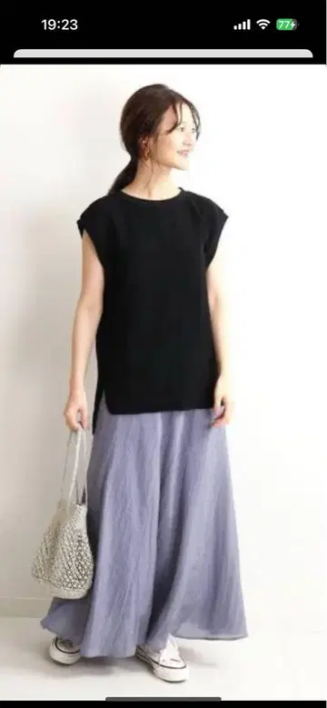SLOBE IENA 카노코 슬리브리스 튜닉
