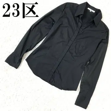 23구 23KU 긴팔 셔츠 블랙 38 B9307