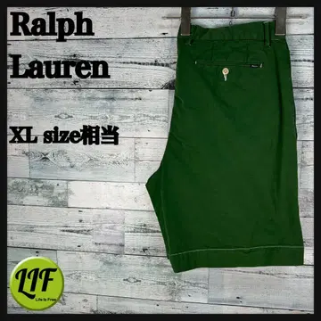 랄프 로렌 로고 택 숏팬츠 숏 팬츠 그린 XL 상당 5579