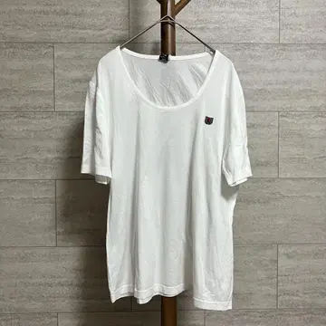 ungaro 로고 자수 티셔츠 화이트 계열 반팔 11 사이즈