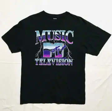 MTV 티셔츠 L 80년대 음악 전문 채널