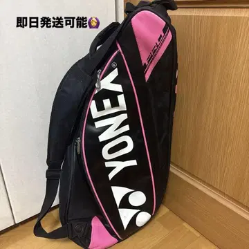 YONEX 라켓 백 블랙/핑크 네이비 컴피티션 모델